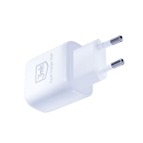 3mk Hyper Charger - Ładowarka sieciowa USB-A QC 3.0 + USB-C PD 20W (Biały) 3mk Hyper Charger - Ładowarka sieciowa USB-A QC 3.0 + USB-C PD 20W (Biały)
