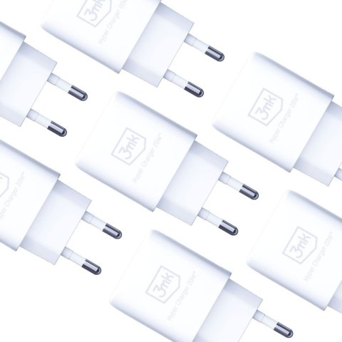 3mk Hyper Charger - Ładowarka sieciowa USB-A QC 3.0 + USB-C PD 20W (Biały) 3mk Hyper Charger - Ładowarka sieciowa USB-A QC 3.0 + USB-C PD 20W (Biały)