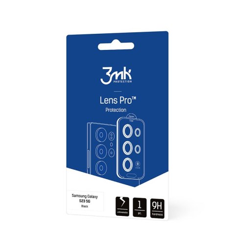 3mk Lens Protection Pro - Szkło na obiektyw aparatu Samsung Galaxy S24 (Czarny) 3mk Lens Protection Pro - Szkło na obiektyw aparatu Samsung Galaxy S24 (Czarny)