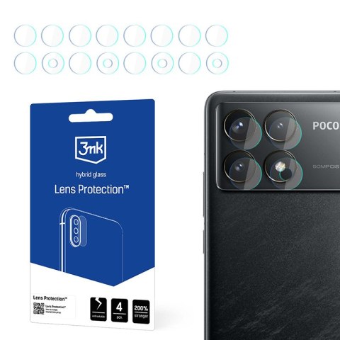 3mk Lens Protection - Szkło na obiektyw aparatu POCO F6 Pro (4 zestawy) 3mk Lens Protection - Szkło na obiektyw aparatu POCO F6 Pro (4 zestawy)