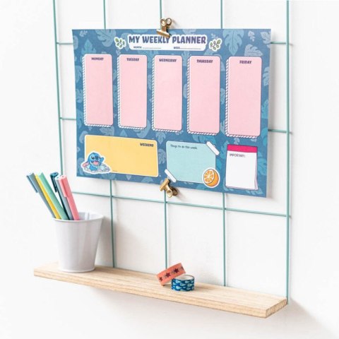 Disney Stitch - Planner tygodniowy 54 strony A4 Disney Stitch - Planner tygodniowy 54 strony A4
