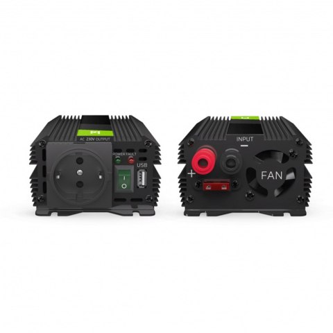 Green Cell - Przetwornica napięcia Inwerter PRO 24V na 230V 300W/600W Modyfikowana sinusoida Green Cell - Przetwornica napięcia Inwerter PRO 24V na 230V 300W/600W Modyfikowana sinusoida