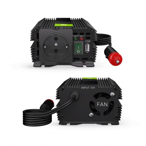Green Cell - Przetwornica napięcia Inwerter PRO 12V na 230V 150W/300W Modyfikowana sinusoida Green Cell - Przetwornica napięcia Inwerter PRO 12V na 230V 150W/300W Modyfikowana sinusoida