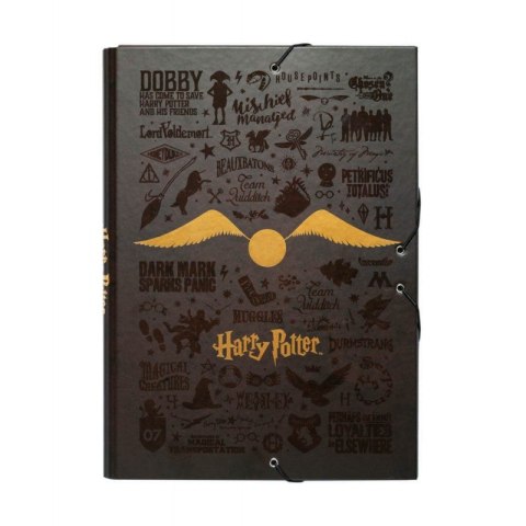 Harry Potter - Folder / teczka z gumką A4 (24 x 34 cm) Harry Potter - Folder / teczka z gumką A4 (24 x 34 cm)