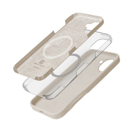Crong Color Cover Magnetic - Etui iPhone 16 MagSafe (kamienny beż) Crong Color Cover Magnetic - Etui iPhone 16 MagSafe (kamienny beż)