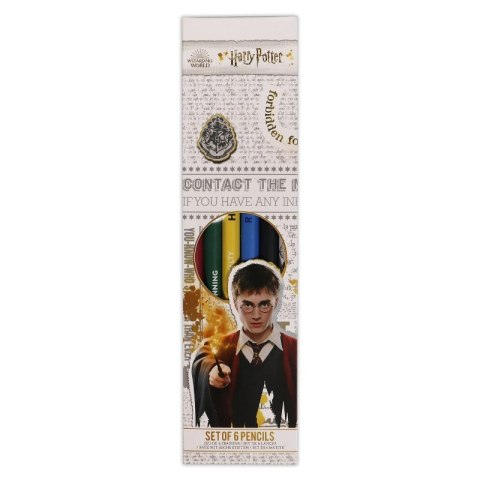 Harry Potter - Zestaw ołówków w pudełku House Pride 6 szt. Harry Potter - Zestaw ołówków w pudełku House Pride 6 szt.