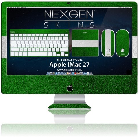 Nexgen Skins - Zestaw skórek na obudowę z efektem 3D iMac 27" (On the Field 3D) Nexgen Skins - Zestaw skórek na obudowę z efektem 3D iMac 27" (On the Field 3D)