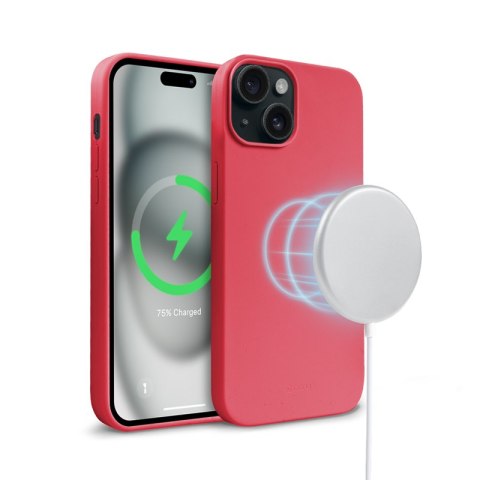 Crong Color Cover Magnetic - Etui iPhone 15 MagSafe (różowy) Crong Color Cover Magnetic - Etui iPhone 15 MagSafe (różowy)