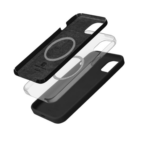 Crong Color Cover Magnetic - Etui iPhone 15 Plus MagSafe (czarny) Crong Color Cover Magnetic - Etui iPhone 15 Plus MagSafe (czarny)