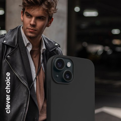 Crong Color Cover Magnetic - Etui iPhone 15 Plus MagSafe (czarny) Crong Color Cover Magnetic - Etui iPhone 15 Plus MagSafe (czarny)