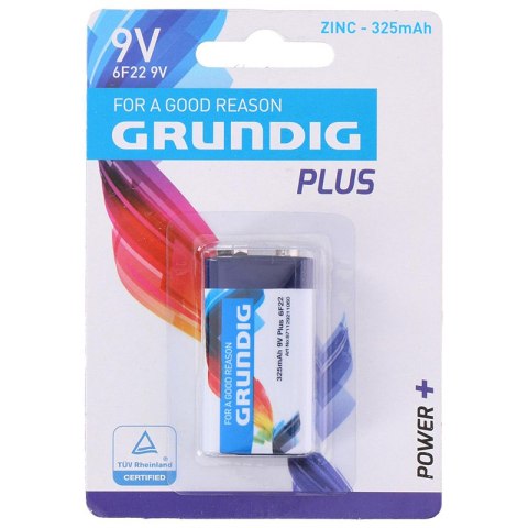 Grundig - Bateria cynkowa 6F22 9V 325mAh Grundig - Bateria cynkowa 6F22 9V 325mAh