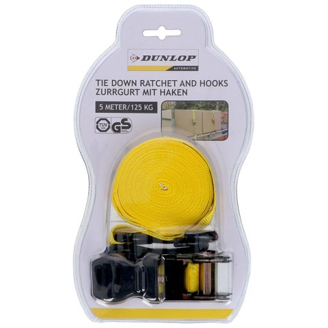 Dunlop - Pas transportowy z napinaczem 5m / 125 kg Dunlop - Pas transportowy z napinaczem 5m / 125 kg