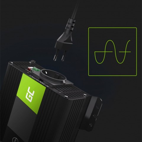 Green Cell - Przetwornica napięcia Inwerter PRO 12V na 230V 500W/1000W Czysta sinusoida Green Cell - Przetwornica napięcia Inwerter PRO 12V na 230V 500W/1000W Czysta sinusoida