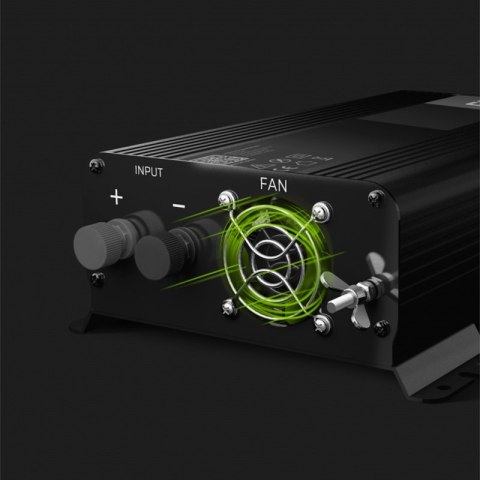 Green Cell - Przetwornica napięcia Inwerter PRO 12V na 230V 500W/1000W Czysta sinusoida Green Cell - Przetwornica napięcia Inwerter PRO 12V na 230V 500W/1000W Czysta sinusoida