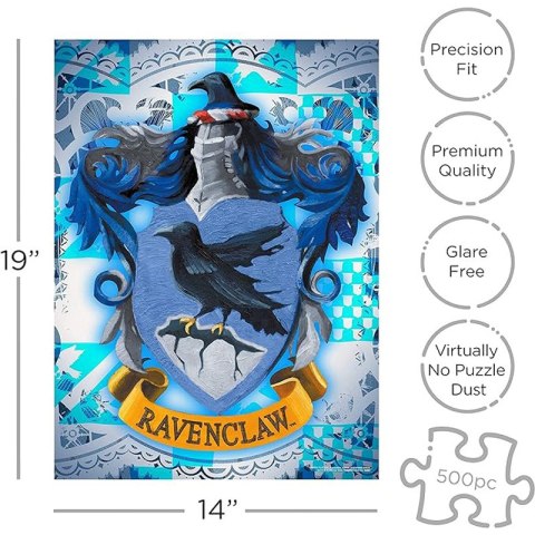 Harry Potter - Puzzle 500 elementów w ozdobnym pudełku (Ravenclaw) Harry Potter - Puzzle 500 elementów w ozdobnym pudełku (Ravenclaw)