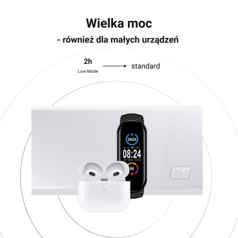 Green Cell PowerPlay20s - Power Bank 20000 mAh z szybkim ładowaniem USB-A QuickCharge 3.0 oraz 2x USB-C Power Delivery 22.5W (bi Green Cell PowerPlay20s - Power Bank 20000 mAh z szybkim ładowaniem USB-A QuickCharge 3.0 oraz 2x USB-C Power Delivery 22.5W (bi