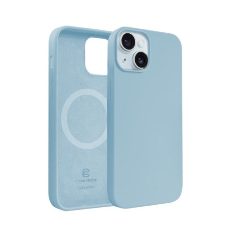Crong Color Cover Magnetic - Etui iPhone 15 MagSafe (niebieski) Crong Color Cover Magnetic - Etui iPhone 15 MagSafe (niebieski)