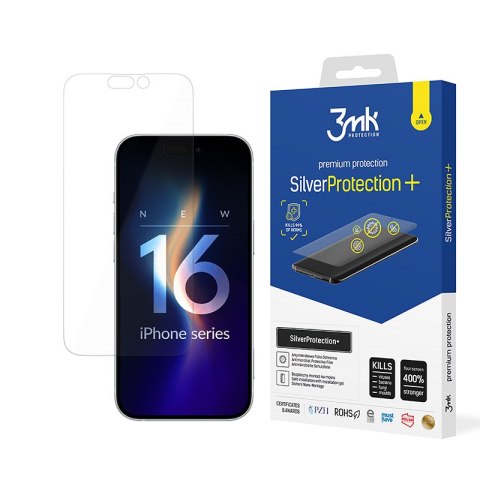3mk SilverProtection+ - Folia ochronna do iPhone 16 Pro 3mk SilverProtection+ - Folia ochronna do iPhone 16 Pro