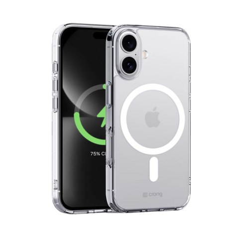 Crong Clear MAG Cover - Etui iPhone 16 MagSafe (przezroczysty) Crong Clear MAG Cover - Etui iPhone 16 MagSafe (przezroczysty)
