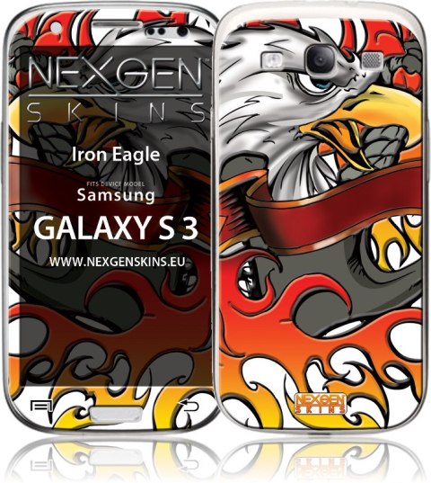 Nexgen Skins - Zestaw skórek na obudowę z efektem 3D Samsung GALAXY S III (Iron Eagle 3D) Nexgen Skins - Zestaw skórek na obudowę z efektem 3D Samsung GALAXY S III (Iron Eagle 3D)