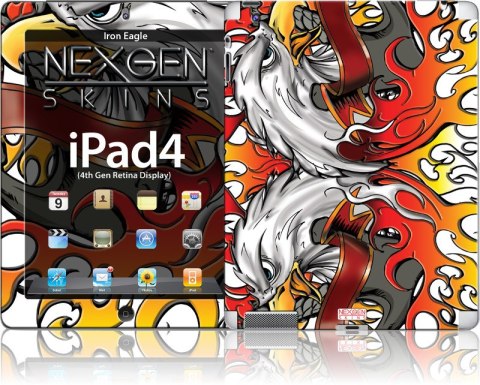 Nexgen Skins - Zestaw skórek na obudowę z efektem 3D iPad 2/3/4 (Iron Eagle 3D) Nexgen Skins - Zestaw skórek na obudowę z efektem 3D iPad 2/3/4 (Iron Eagle 3D)