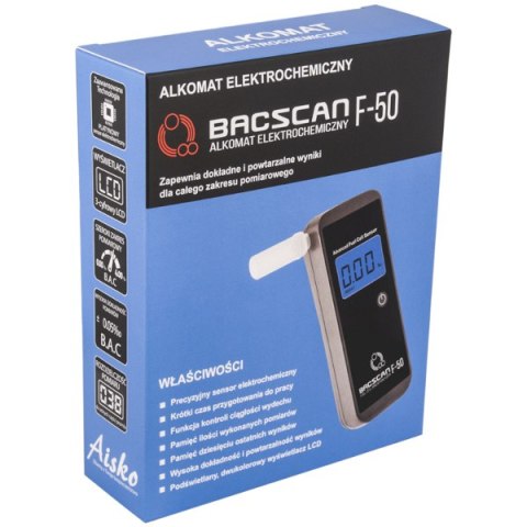 Alkomat BACscan F-50 elektrochemiczny. Kalibracja 24mc - 10 lat gwarancji. Alkomat BACscan F-50 elektrochemiczny. Kalibracja 24mc - 10 lat gwarancji.