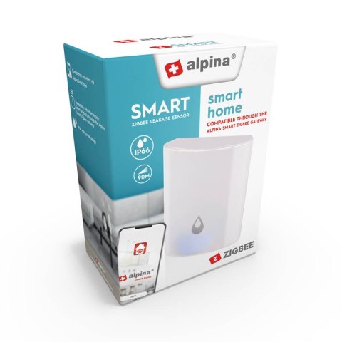 Alpina - Inteligentny czujnik zalania sieć Zigbee Alpina - Inteligentny czujnik zalania sieć Zigbee