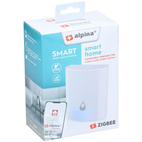 Alpina - Inteligentny czujnik zalania sieć Zigbee Alpina - Inteligentny czujnik zalania sieć Zigbee