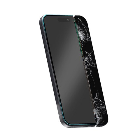 Crong 7D Nano Flexible Glass - Niepękające szkło hybrydowe 9H na cały ekran iPhone 14 Pro Crong 7D Nano Flexible Glass - Niepękające szkło hybrydowe 9H na cały ekran iPhone 14 Pro