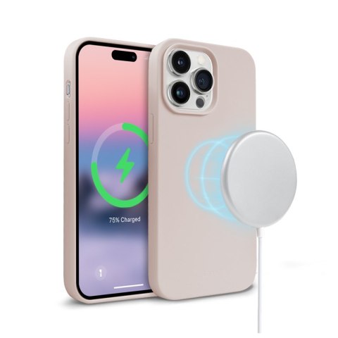 Crong Color Cover Magnetic - Etui iPhone 14 Pro MagSafe (piaskowy róż) Crong Color Cover Magnetic - Etui iPhone 14 Pro MagSafe (piaskowy róż)