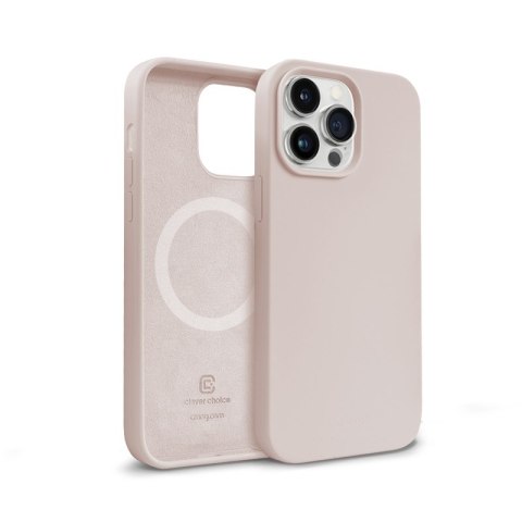 Crong Color Cover Magnetic - Etui iPhone 14 Pro MagSafe (piaskowy róż) Crong Color Cover Magnetic - Etui iPhone 14 Pro MagSafe (piaskowy róż)