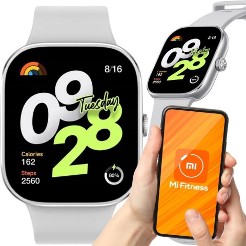 Smartwatch Xiaomi Redmi Watch 4 Silver Gray Smartwatch Xiaomi Redmi Watch 4 Silver Gray