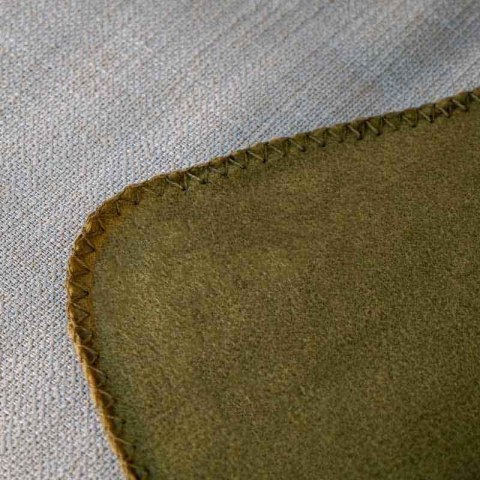 Koc polarowy 170x130 cm (zielony) Koc polarowy 170x130 cm (zielony)