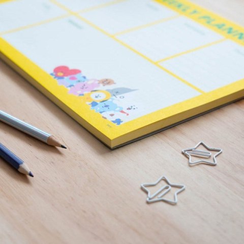 BT21 - Planner tygodniowy 54 strony A4 BT21 - Planner tygodniowy 54 strony A4