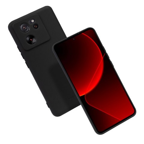 Crong Color Cover - Etui Xiaomi 13T/13T Pro (czarny) Crong Color Cover - Etui Xiaomi 13T/13T Pro (czarny)