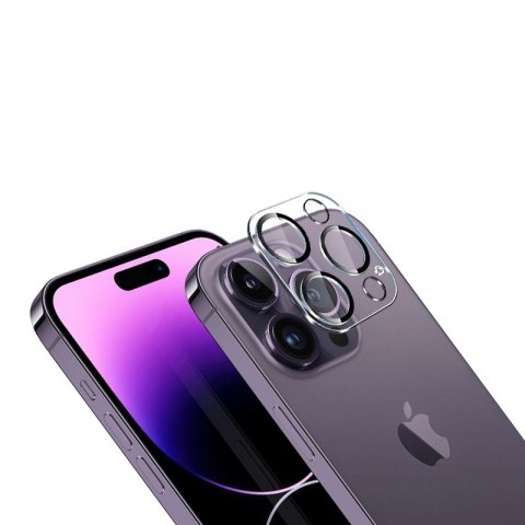 Crong Lens Shield - Szkło na aparat i obiektyw iPhone 14 Pro / iPhone 14 Pro Max Crong Lens Shield - Szkło na aparat i obiektyw iPhone 14 Pro / iPhone 14 Pro Max
