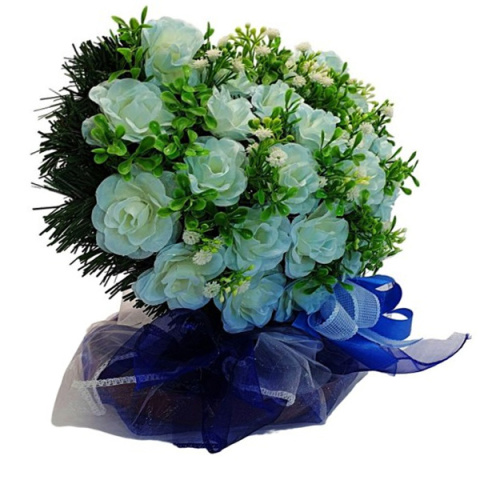 STROIK SERCE 33cm x 27cm NA MAŁY GRÓB KOMPOZYCJA RÓŻ SERDUSZKO NA CMENTARZ STROIK SERCE 33cm x 27cm NA MAŁY GRÓB KOMPOZYCJA RÓŻ SERDUSZKO NA CMENTARZ