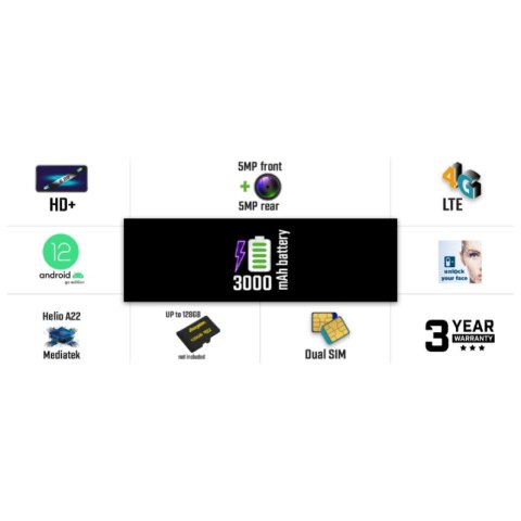 Energizer Ultimate U608S - Smartfon 2GB RAM 32GB 6,08" 4G Dual Sim EU (Czarny) Energizer Ultimate U608S - Smartfon 2GB RAM 32GB 6,08" 4G Dual Sim EU (Czarny)