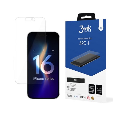 3mk ARC+ - Folia ochronna do iPhone 16 Plus 3mk ARC+ - Folia ochronna do iPhone 16 Plus