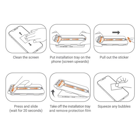 Crong EasyShield 2-Pack - Szkło hartowane Samsung Galaxy S24 Ultra (2 sztuki) Crong EasyShield 2-Pack - Szkło hartowane Samsung Galaxy S24 Ultra (2 sztuki)