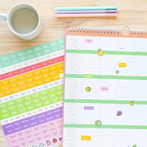 Pusheen - Kalendarz ścienny / Planner 2024/2025 Pusheen - Kalendarz ścienny / Planner 2024/2025