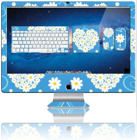 Nexgen Skins - Zestaw skórek na obudowę z efektem 3D iMac 27" (Hearts and Daisies 3D) Nexgen Skins - Zestaw skórek na obudowę z efektem 3D iMac 27" (Hearts and Daisies 3D)