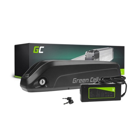 Green Cell - Bateria do roweru elektrycznego E-Bike z ładowarką 36V 10.4Ah 374Wh Li-Ion 5.5x2.1mm Green Cell - Bateria do roweru elektrycznego E-Bike z ładowarką 36V 10.4Ah 374Wh Li-Ion 5.5x2.1mm