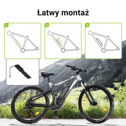 Green Cell - Bateria do roweru elektrycznego E-Bike z ładowarką 36V 10.4Ah 374Wh Li-Ion 5.5x2.1mm Green Cell - Bateria do roweru elektrycznego E-Bike z ładowarką 36V 10.4Ah 374Wh Li-Ion 5.5x2.1mm