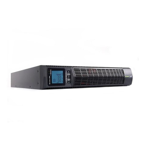 Green Cell - Zasilacz awaryjny UPS do szafy rack RTII 2000VA 1800W z wyświetlaczem LCD Green Cell - Zasilacz awaryjny UPS do szafy rack RTII 2000VA 1800W z wyświetlaczem LCD