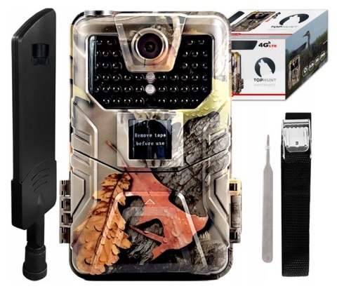 Kamera leśna Tophunt HC900LTE 2K GSM 4G LTE MMS PL fotopułapka Kamera leśna Tophunt HC900LTE 2K GSM 4G LTE MMS PL fotopułapka