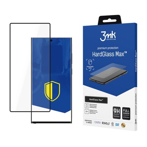 3mk HardGlass Max - Szkło hartowane do Samsung Galaxy S24 Ultra (Czarny) 3mk HardGlass Max - Szkło hartowane do Samsung Galaxy S24 Ultra (Czarny)