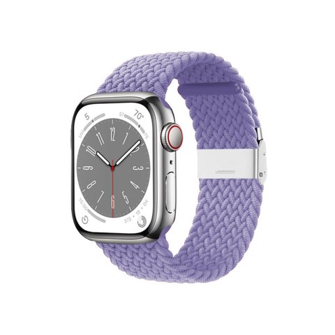 Crong Wave Band - Pleciony pasek do Apple Watch 38/40/41/42 mm (fioletowy) Crong Wave Band - Pleciony pasek do Apple Watch 38/40/41/42 mm (fioletowy)