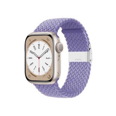 Crong Wave Band - Pleciony pasek do Apple Watch 38/40/41/42 mm (fioletowy) Crong Wave Band - Pleciony pasek do Apple Watch 38/40/41/42 mm (fioletowy)