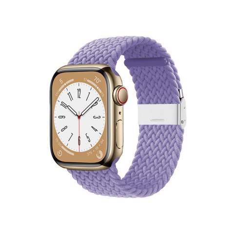 Crong Wave Band - Pleciony pasek do Apple Watch 38/40/41/42 mm (fioletowy) Crong Wave Band - Pleciony pasek do Apple Watch 38/40/41/42 mm (fioletowy)
